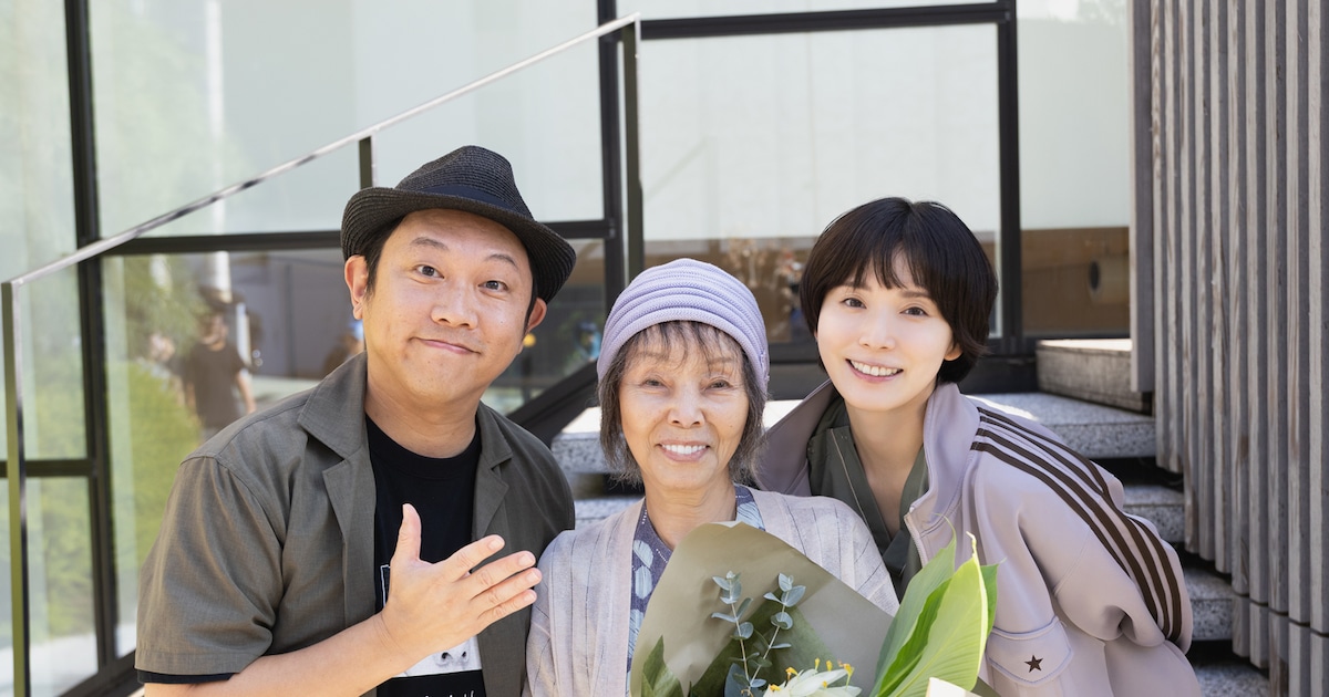 Netflix「ダウンタイム」松岡茉優と仲里依紗がセット案内、研ナオコの特殊メイクにも迫る