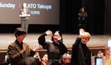 第31回釜山国際映画祭の様子。左から橋本淳、黒木華、加藤拓也