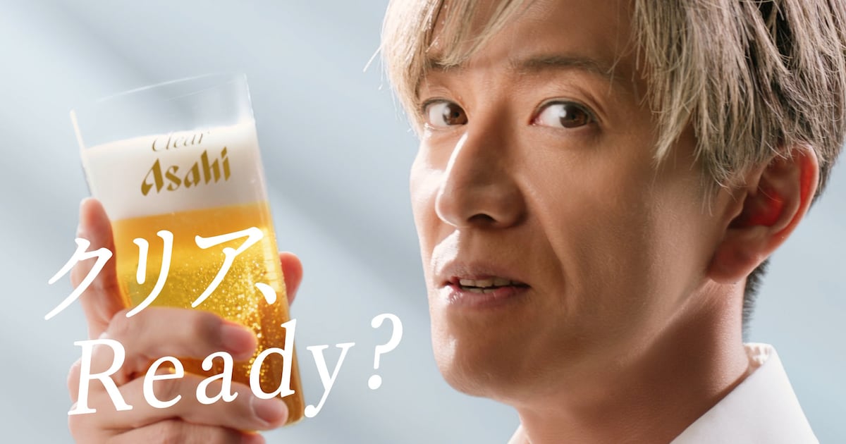 木村拓哉が注ぐ完璧な一杯、Yes！なビール「クリアアサヒ＜生＞」新CMで軽やかな泡切り