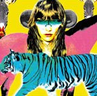 新作「トラウマティック・ガール」のジャケットには虎と馬と少女のイラストが。駄洒落？