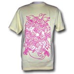 ライトイエローの「めいろTシャツ」。価格は3500円。