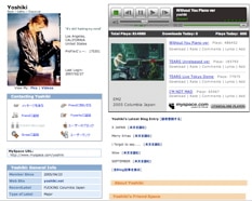 YOSHIKIのMySpaceでは問題の「WITHOUT YOU」ピアノ・インストバージョンを試聴することが可能だ。