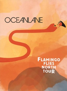 初回盤「FLAMINGO FLIES NORTH TOUR」(写真)とはジャケットが色違いとなる。