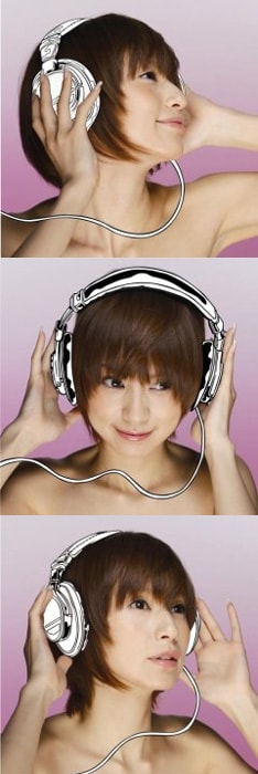 3月21日発売の「CONNETTA」。上から順に「オリジナル・ショートムービー入りDVD付」「バースデイライブの映像を収録したDVD付き」「豪華20Pフォトブック付き」。