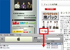 このビデオキャスティング番組はブラウザ上で再生できるほか、iTunesでダウンロードして楽しむこともできる。ダウンロードする場合はサムネイルの下に表示されているリンク「RSS」を、iTunes上にドラッグ＆ドロップするのみ。