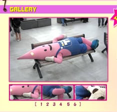 東京タワーでは人気ゆるキャラ「ノッポン」に会うこともできる。