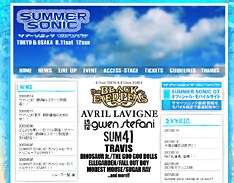 開催までいよいよ3ヶ月を切り、その全貌が明らかとなってきた「SUMMER SONIC 07」。さらなる出演アーティスト発表をお楽しみに。