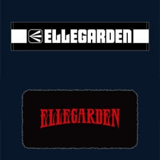 写真はELLEGARDENのオフィシャルサイトで現在も販売されているマフラータオルとリストバンド。