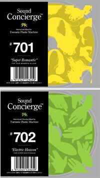 ジャケットデザインもスタイリッシュな「Sound Concierge」シリーズは、クラブミュージックファンのみならず、ブティック、カフェから格闘技の"煽りV"まで、さまざまな現場で愛用されている。