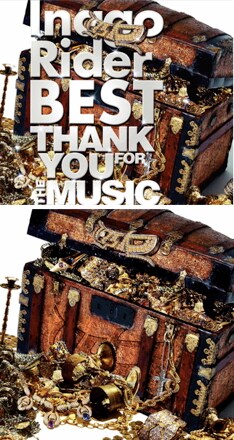 写真上はベストアルバム「サンキュー・フォー・ザ・ミュージック」初回盤、下は通常盤の各ジャケット。このアルバムを引っさげて、10月21日からは全都道府県ツアーもスタートする。