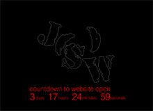 サイトにはジュンスカのロゴと、9月3日までカウントダウンする数字のみが表示されている。