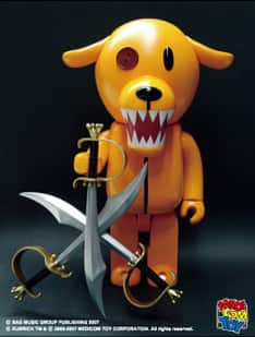 The Pillows 着る 10周年記念バスター君 400% キューブリック 