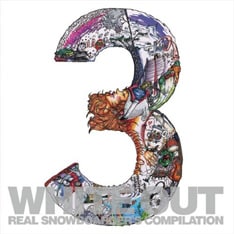 写真は昨年12月にリリースされたシリーズ第3弾「WHITE OUT 3～real snowboarder’s compilation～」。ELLEGARDEN、BEAT CRUSADERS、OZROSAURUS、Samurai Troops、ストレイテナー、THEATRE BROOK、THA BLUE HERB、ヒデとロザンナなどの楽曲を収録。