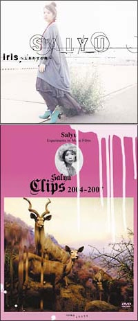 写真は、上からシングル「iris～しあわせの箱～」通常盤とDVD「Salyu Clips 2004-2007」。