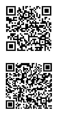 上のQRコードが「公認アップフロント着信」で、下が「公認アップフロント着信フル」。