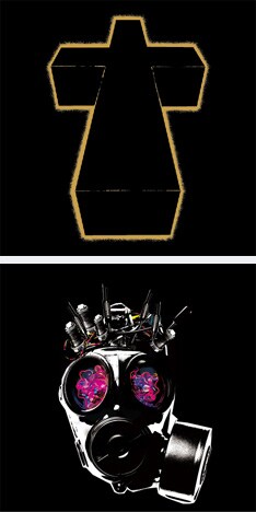 上は昨年リリースされ世界的大ヒットとなったJUSTICEのデビューアルバム「†（クロス）」。彼らは今月東京と大阪で来日公演を行う。