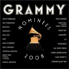 今年のグラミー賞にノミネートされたアーティストのコンピ「Grammy Nominees 2008」には、ジャスティン・ティンバレイク、エイミー・ワインハウス、FOO FIGHTERS、MAROON 5、FEIST、BON JOVIら豪華アーティストの楽曲を収録。2009年版にPerfumeの楽曲が収録されることになるのか、期待は高まるばかりだ。
