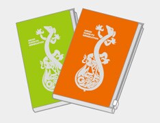 表紙カラーは緑・オレンジの2色を用意。