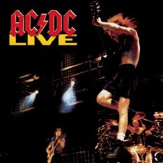 AC/DCの旧作18タイトルの国内盤が、現在紙ジャケット仕様で復刻リリース中。2月20日には第3弾5アイテムが発売される（写真は1992年発表のライブアルバム「LIVE」）。