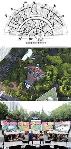 日比谷公園の中に突如現れた、ふたつの巨大鯉のぼり。晴天に恵まれたこの日のライブは、DEPAPEPEにとっても、そしてファンにとっても忘れられない1日になったはずだ。