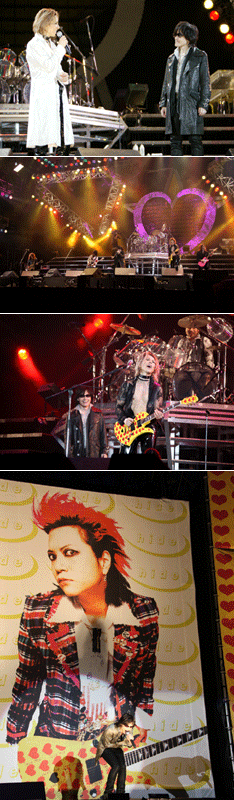 5月3日と4日に東京・味の素スタジアムで、hideのメモリアルイベント「hide memorial summit」を開催したX JAPAN。2日目となる4日にはX JAPANも登場し、LUNA SEA、ムックらとともに大勢のファンを魅了した。