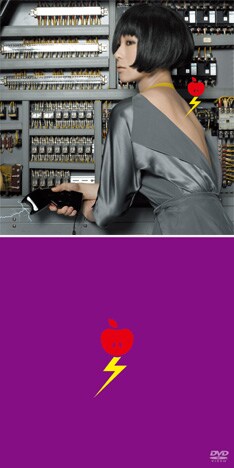 上がアルバム「私と放電」で、下がDVD「私の発電」のジャケットデザイン。