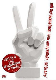昨日の渋谷C.C.Lemonホールライブでは感謝のしるしとして、来場者全員にメンバーの直筆サイン入りポストカードが配布された（写真は昨日リリースのライブDVD「JUN SKY WALKER(S) 20th ANNIVERSARY"RE:START"」）。