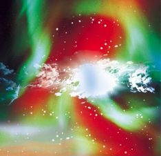 6月11日に発売されるニューシングル「ロレッタ」は幻想的なオーロラをデザインしたジャケット。