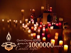 イベントは15:00よりスタート。キャンドル灯火は19:00を予定している。