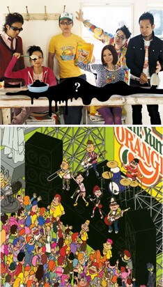 「Merry Go Round」が収録されるニューアルバム「ORANGE ROCK FES 33」は、上田健司とLÄ-PPISCHの杉本恭一がプロデュースを担当。