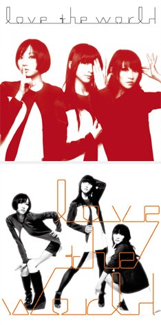 Perfumeは7月9日にニューシングル「love the world」（写真）を発売。これに先駆けて現在、着うたの配信がスタートしている。