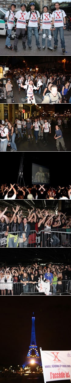 X JAPAN来仏に沸くパリジャン＆パリジェンヌたち。