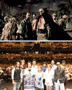 「EXILE LOVE」収録の序章に続き、ついに本編が完成した「エグザムライ」。本編およびエグザムライ実写版（写真上）は、7月23日発売の「EIXLE ENTERTAINMENT BEST」CD+2DVD仕様に収録される。