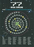 映画「77 BOADRUM」のフライヤー画像。