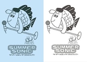 たいやきくん×サマソニのコラボTシャツを会場で販売