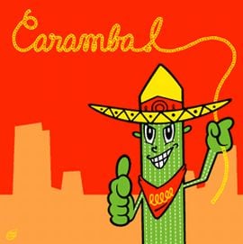 タイトルになっている「CARAMBA」はスペイン語で感嘆を表す言葉。