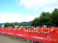 スタートを待つランナー。