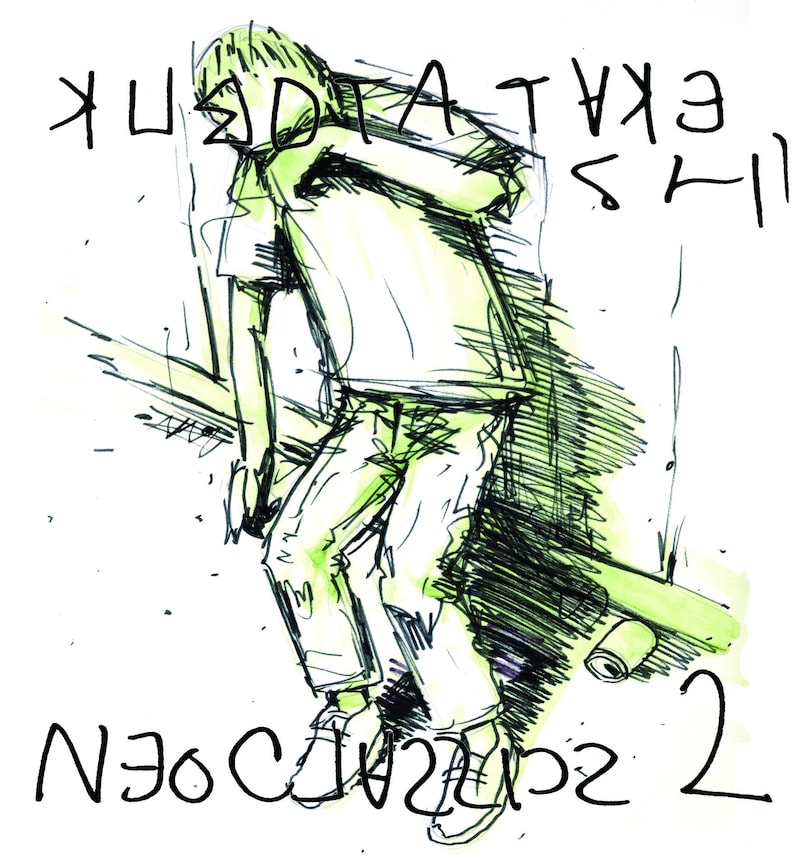 前作「NEO CLASSICS」のジャケットでうずくまっていた人物が、5年経って今回のジャケットでは立ち上がろうとしている。