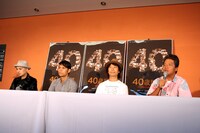 左から浜崎、大沢、桜井、中江監督。