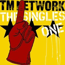 「TM NETWORK THE SINGLES 1」ジャケット。