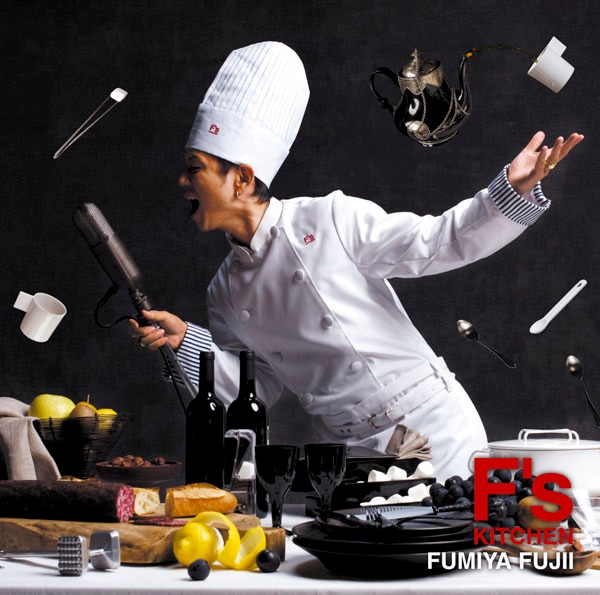 槇原敬之ほか豪華アーティストとのコラボアルバム「F's KITCHEN」（写真）。