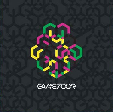 ライブDVD「Perfume First Tour 『GAME』」のジャケットは、GAMEツアーのロゴが組み合わさってできたカラフルでオシャレなデザイン。