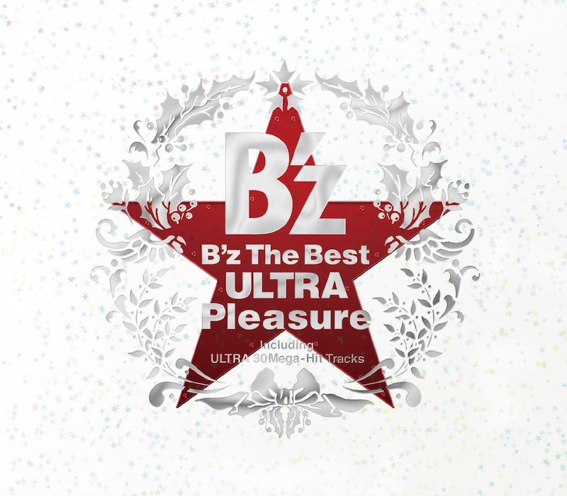 11月29日から12月25日まで、渋谷駅前のクリスマスツリーが「B'zツリー」として点灯（写真は「B'z The Best "ULTRA Pleasure"」ウインターギフト・パッケージのジャケット）。
