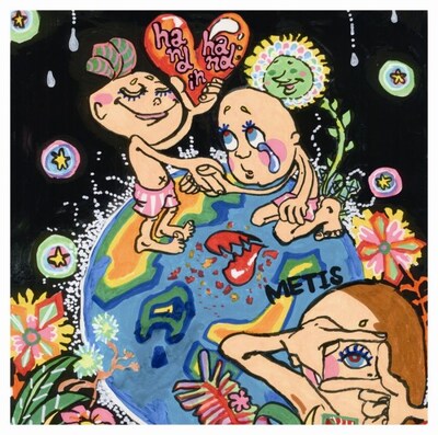 写真はMetisの手描きイラストが採用された「手をつなごう」ジャケット。なお先行配信中の「手をつなごう」は、本日11月21日付けのiTunes Storeレゲエチャートで1位を獲得。大きな注目を集めている。