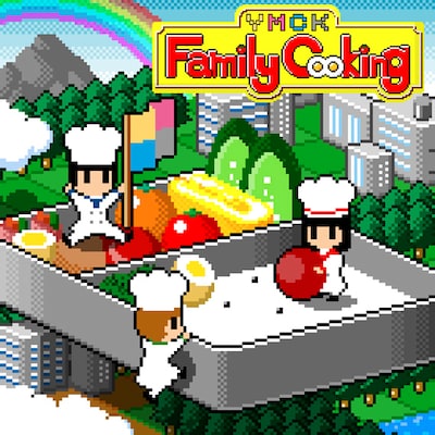 写真は「FAMILY COOKING」CD盤ジャケット。ドットで精巧に描かれた色鮮やかな弁当が食欲をそそる。