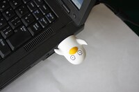 こっちを見ている。