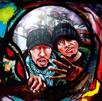 ジャケットはMUROとTWIGYが描かれたイルでドープなデザイン。