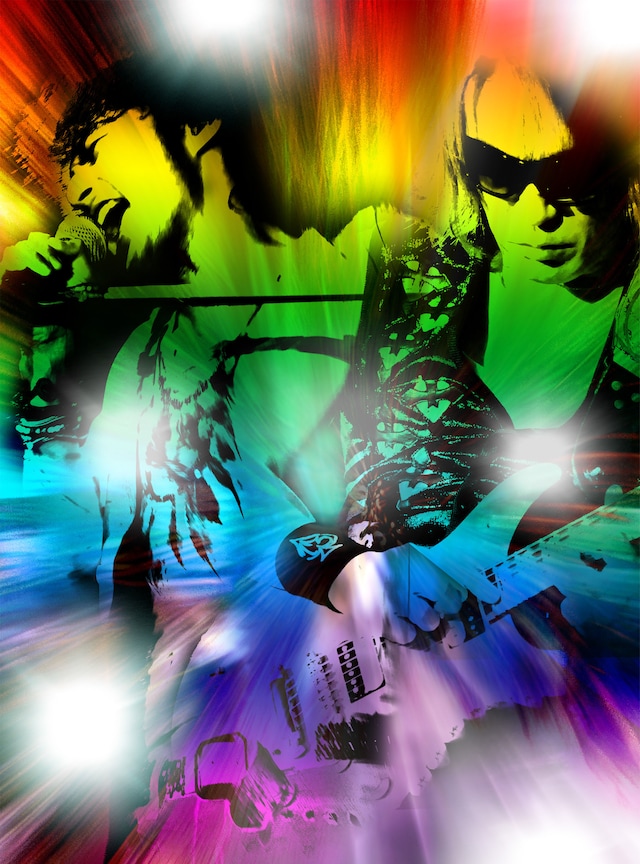 写真はDVD「B'z LIVE-GYM Pleasure 2008 -GLORY DAYS-」リリース時のアートワーク。