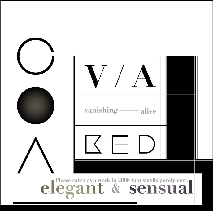 タイトルの「V/A」は「vanishing」と「alive」を表している模様。