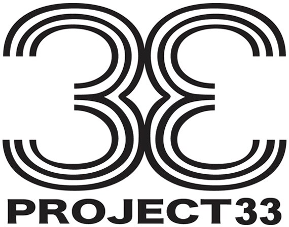 「PROJECT33」ロゴマーク。